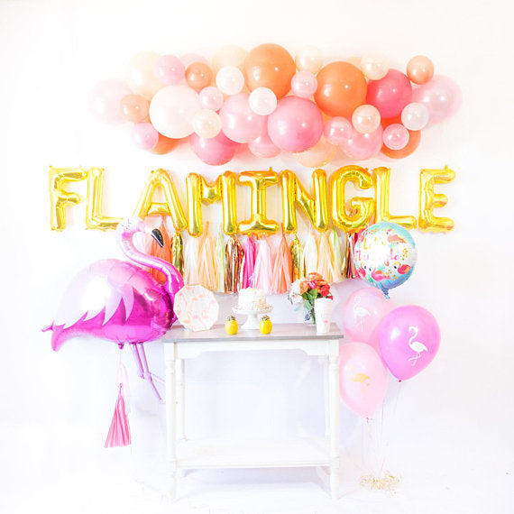 Let's Flamingle Balloon Tassel Party Box