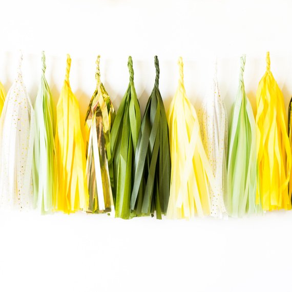 Party Like a Pineapple Balloon Tassel Party Box | Green