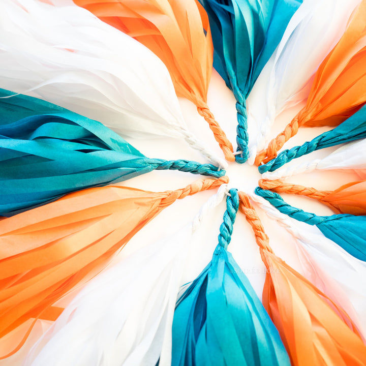 Dolphin Paper Tassels