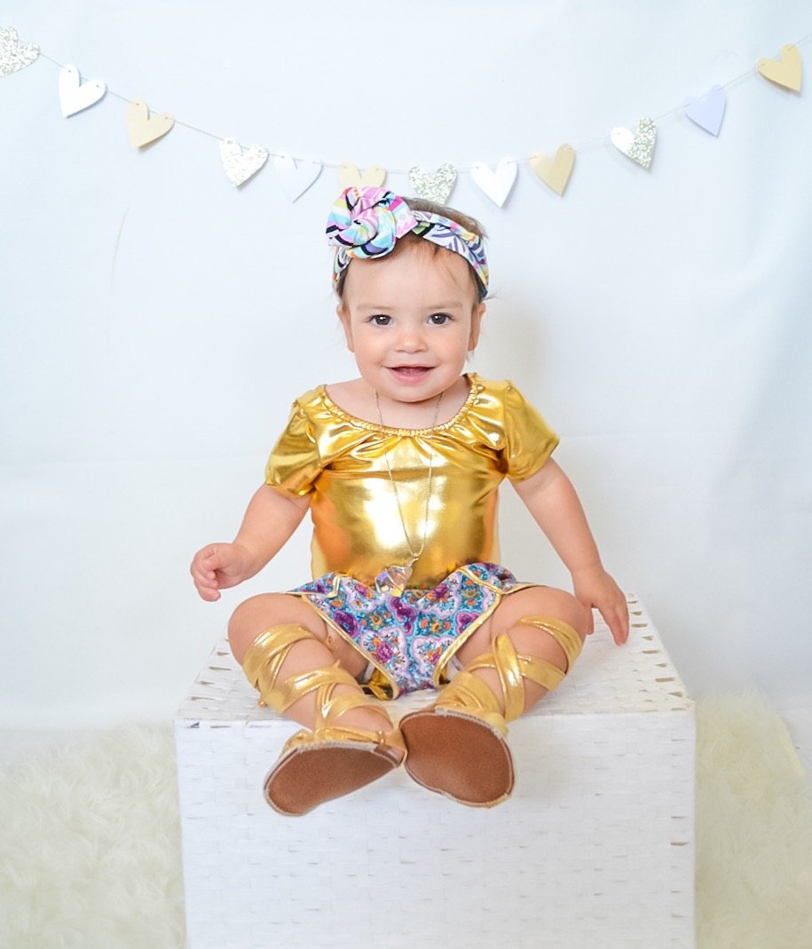 Heart Garland | White & Gold