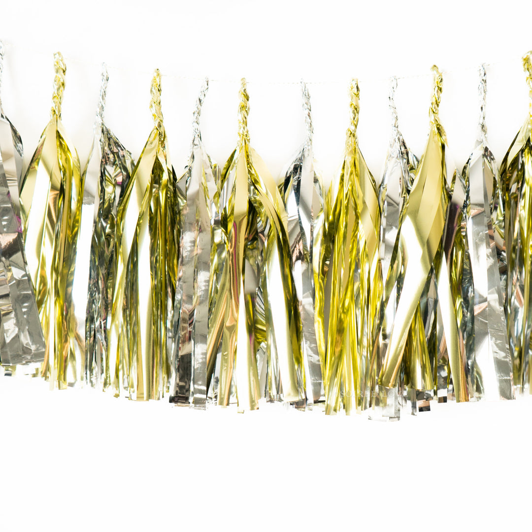 New Year Metallic Paper Tassels