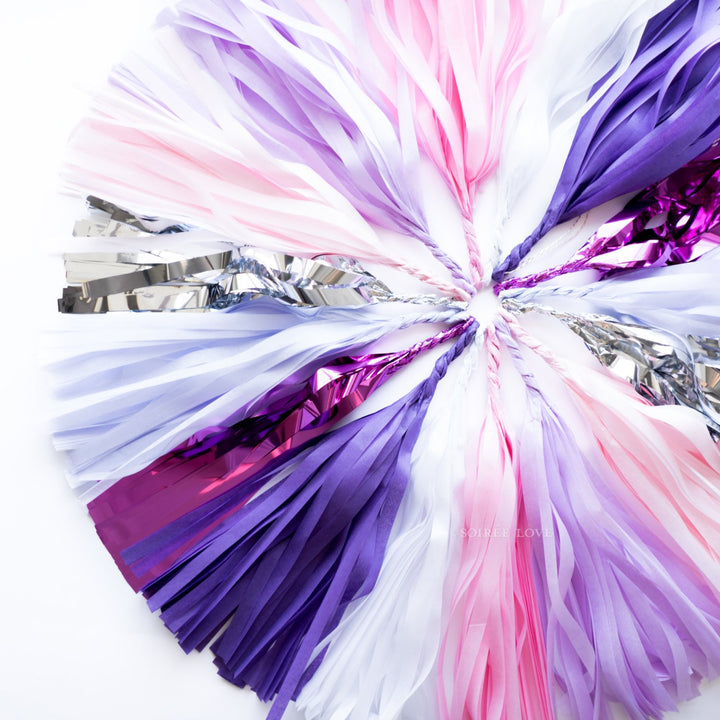 Purple Crush Paper Tassels