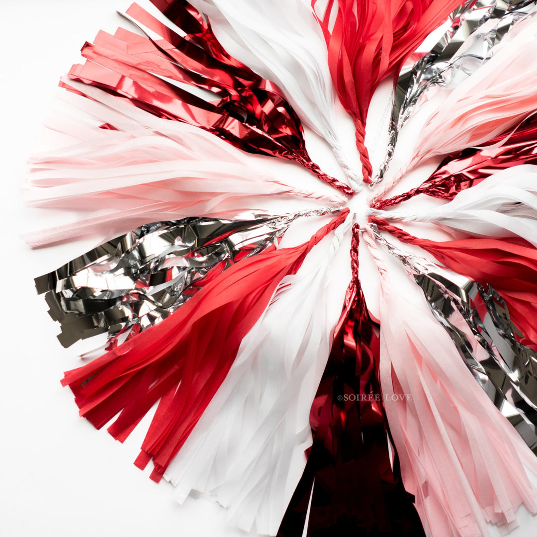 Valentine Paper Tassels