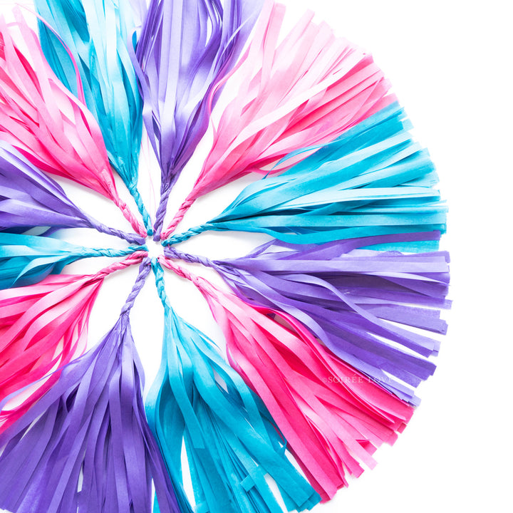 Peacock Paper Tassels