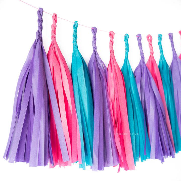 Peacock Paper Tassels
