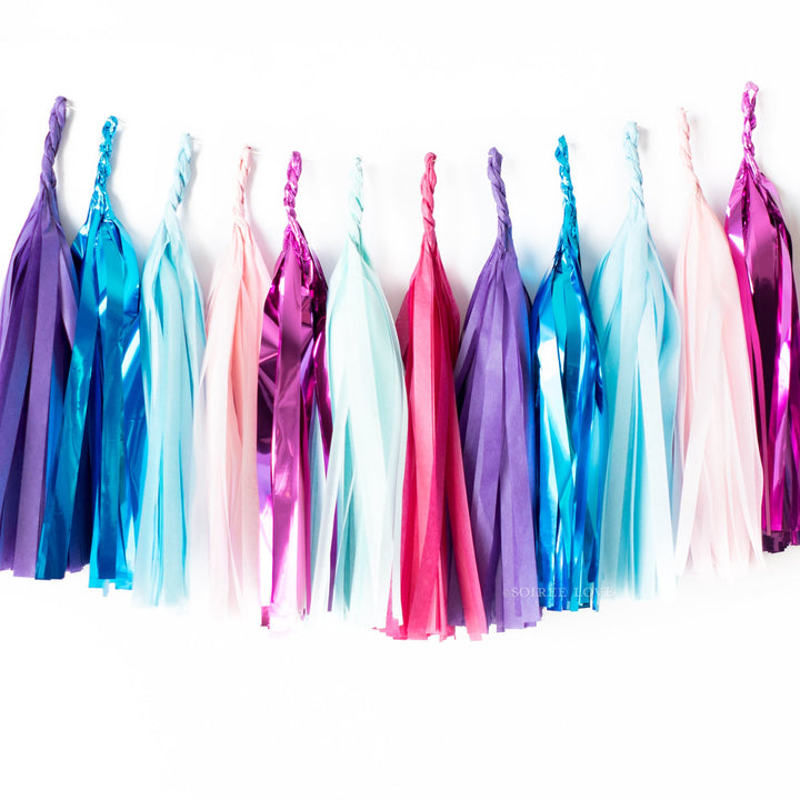 Metallic Unicorn Paper Tassels
