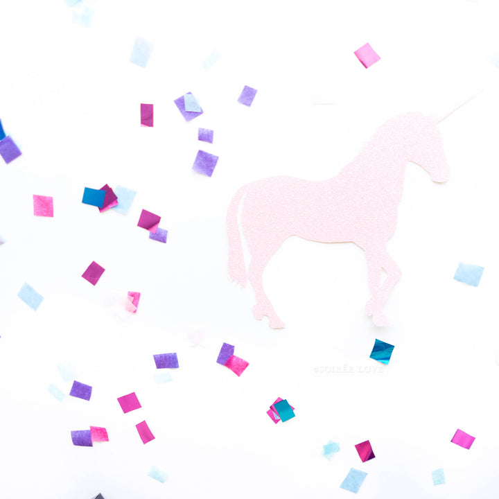 Metallic Unicorn Confetti