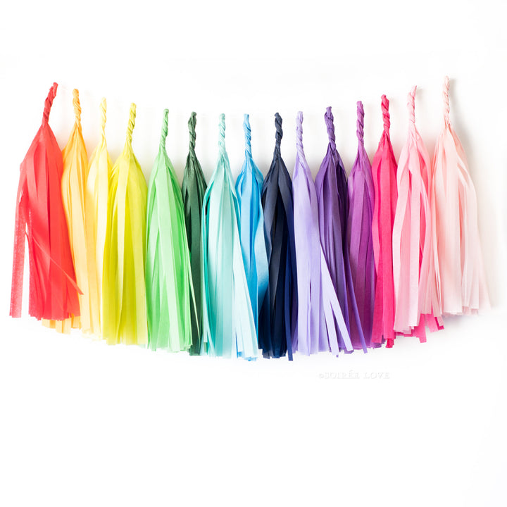 Rainbow Unicorn Paper Tassels