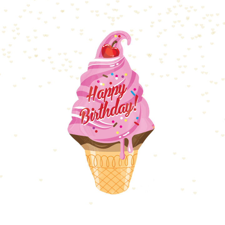 One Ice Cream Balloon Party Box