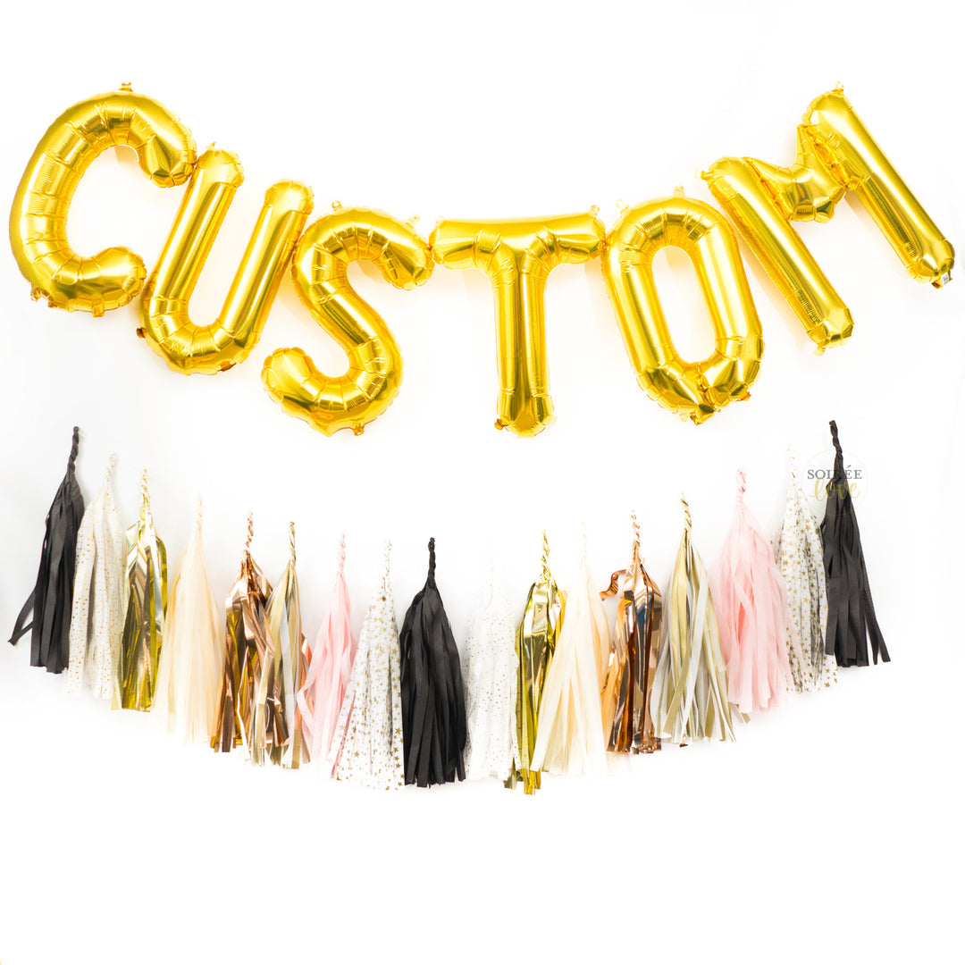 Custom Paper Tassels