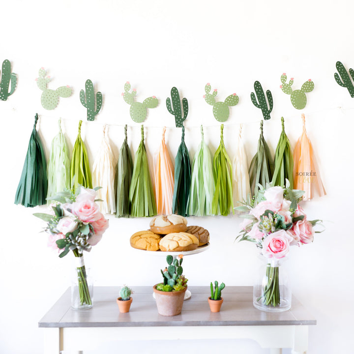 Cactus Paper Tassels