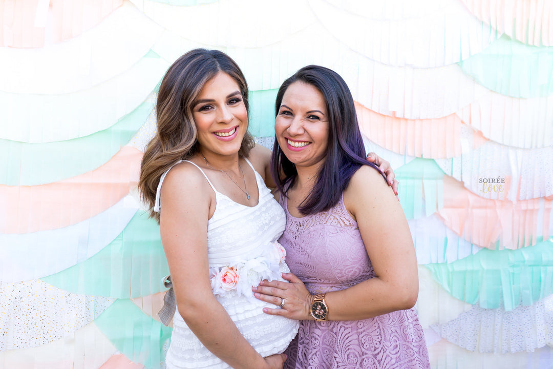 DIY Fiesta Fringe Scallop Backdrop