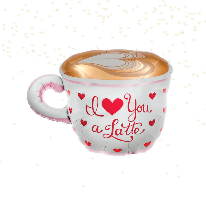 I Love You A Latte Balloon