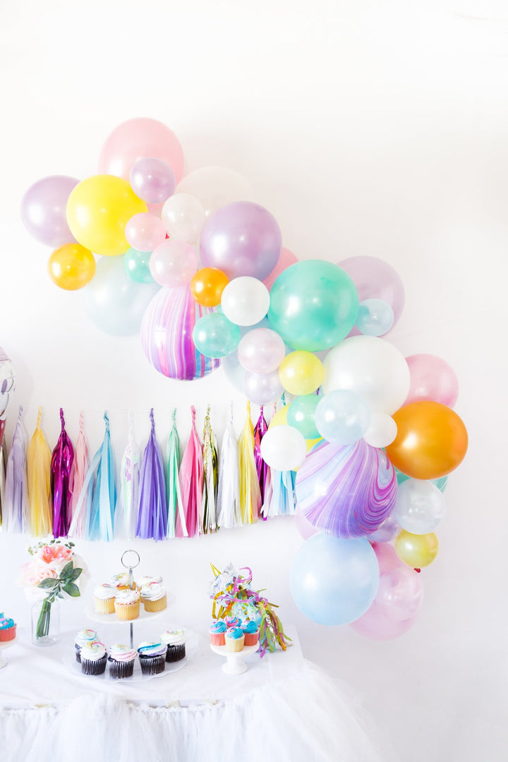 DIY Cupcake Balloon Garland