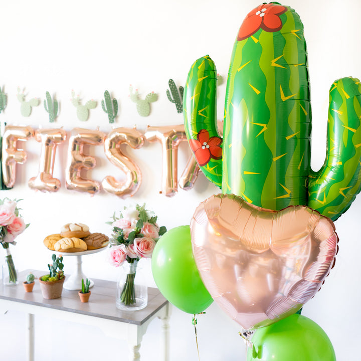 Rose Gold Fiesta Balloon Party Box