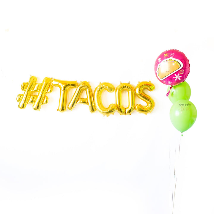 Tacos Balloon Party Box