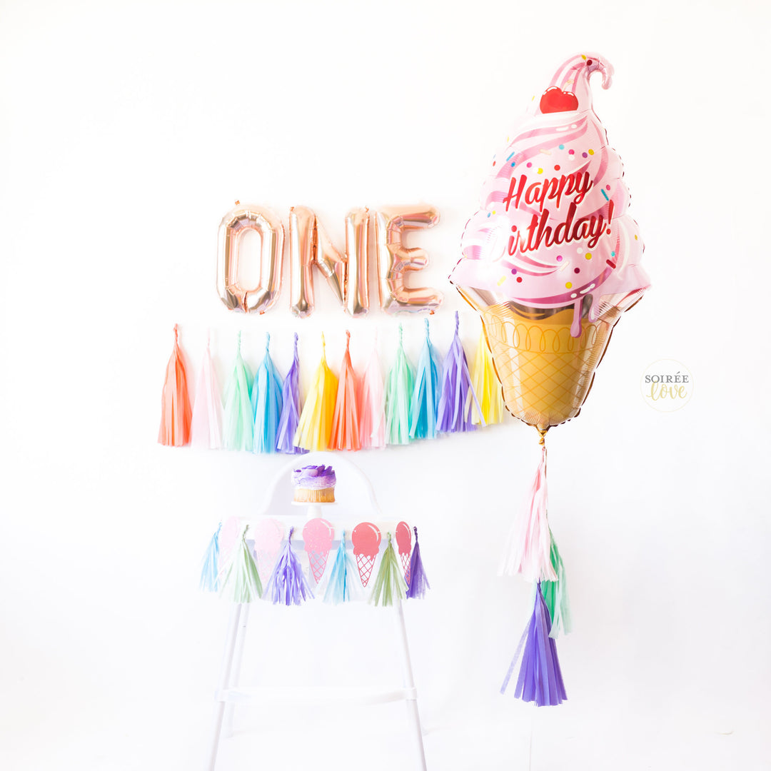 One Ice Cream Balloon Party Box