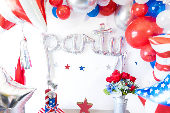 4th of July Party Balloon Tassel Party Box