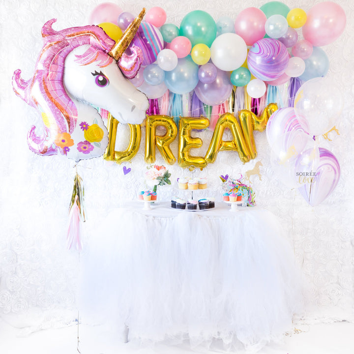 DIY Unicorn Balloon Garland