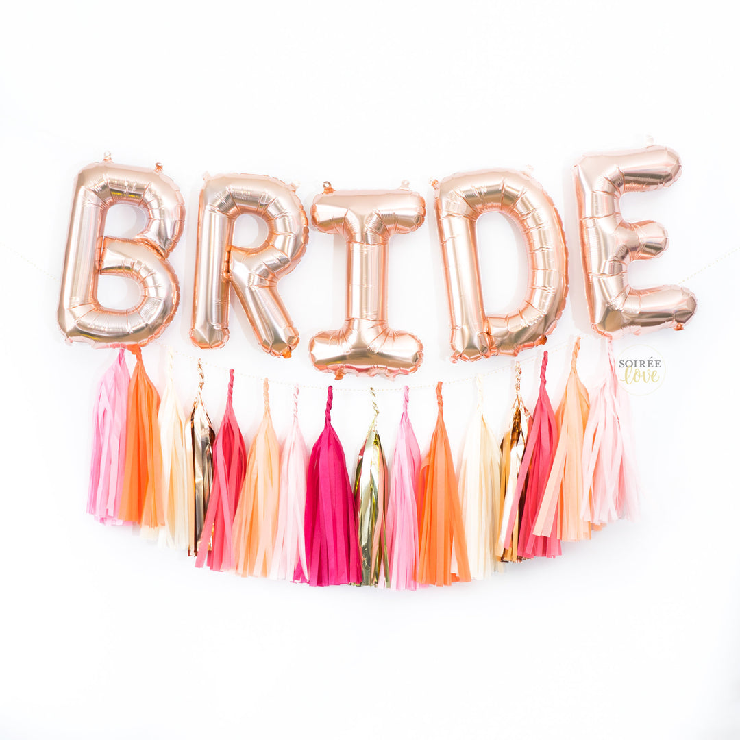 Bride Balloon Banner