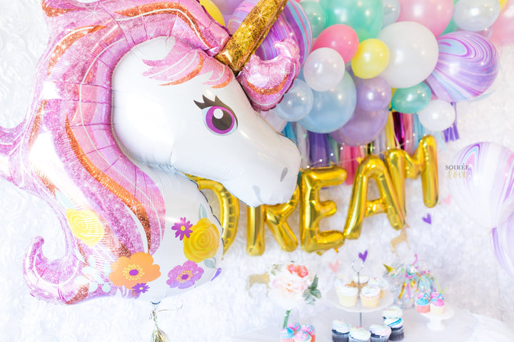 DIY Unicorn Balloon Garland