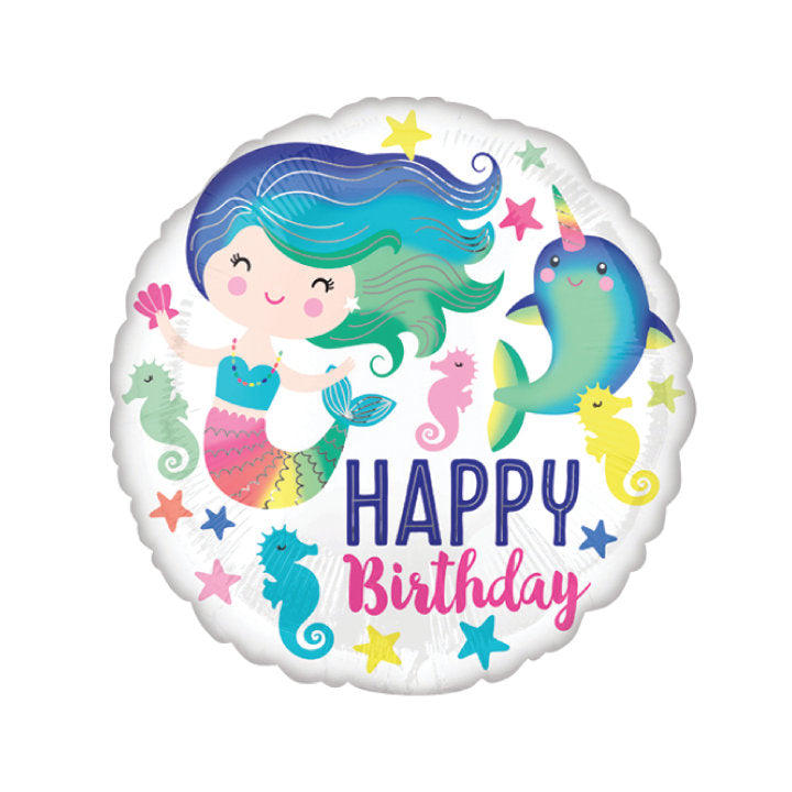 Mermaid Narwahl Balloon