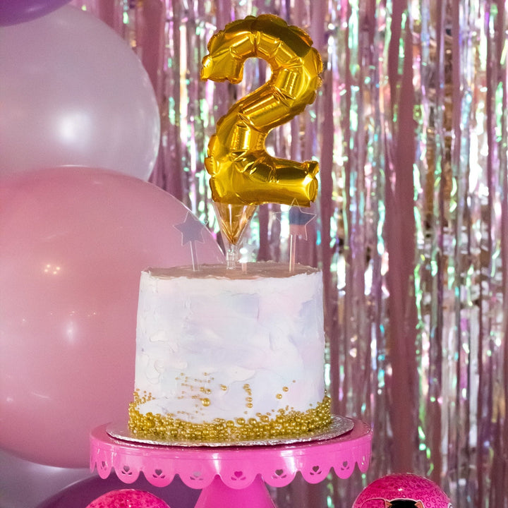 Number Balloon Cake Topper