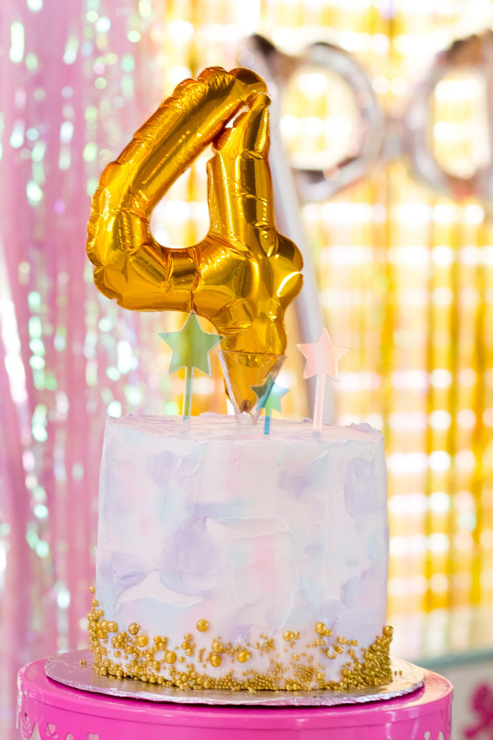 Number Balloon Cake Topper