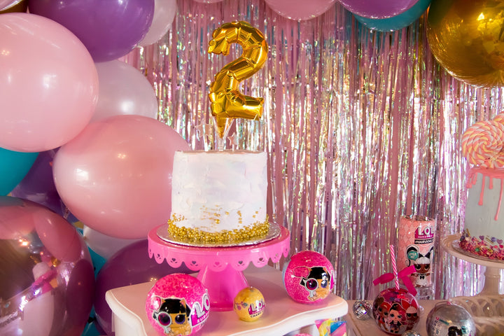 Number Balloon Cake Topper