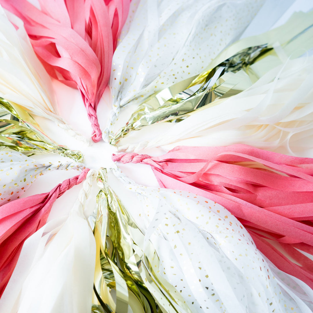 Maid of Honor Paper Tassels
