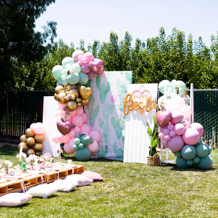 Cactus Fiesta | Blush Green Boho DIY Balloon Garland