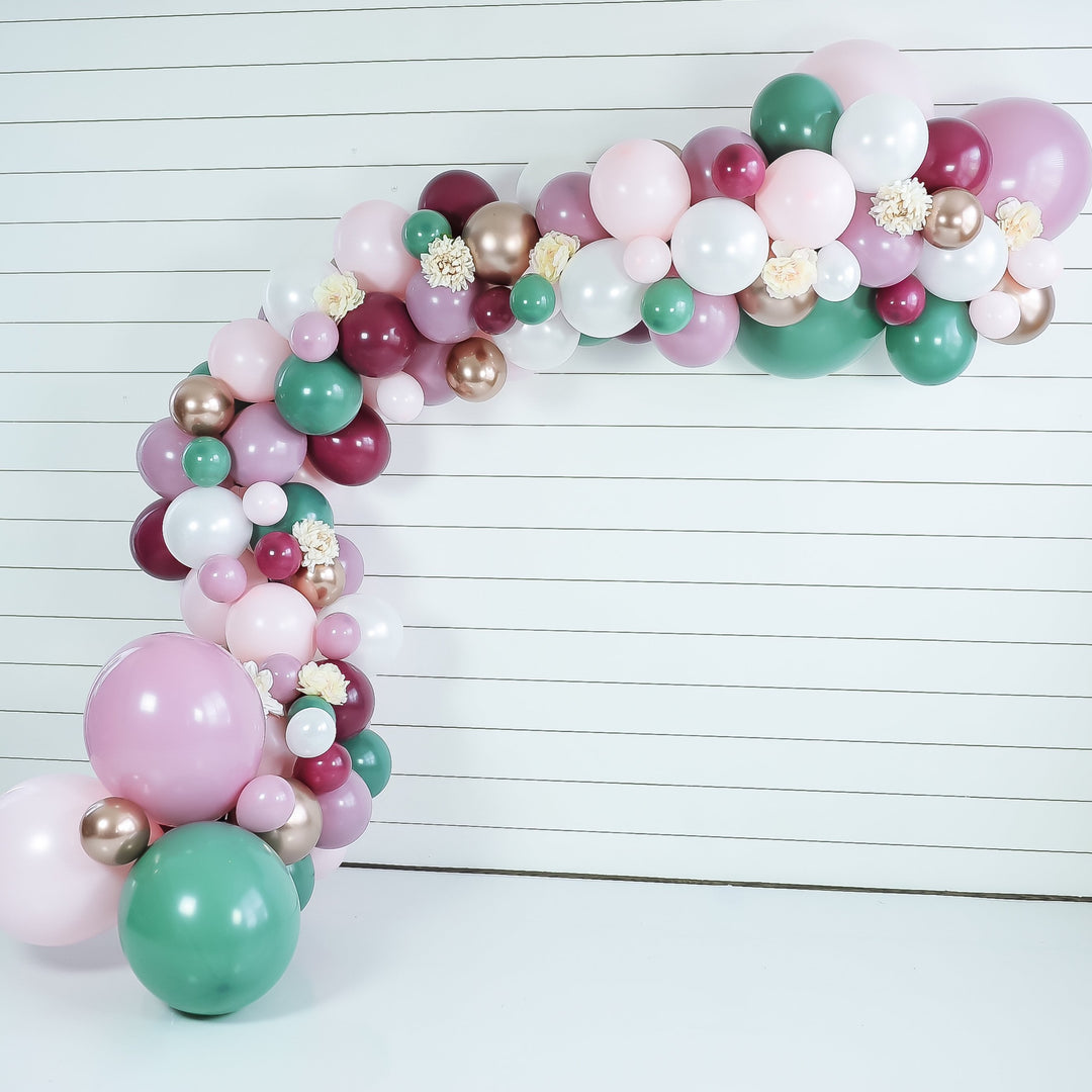 DIY Fall Blush Little Pumpkin Balloon Garland