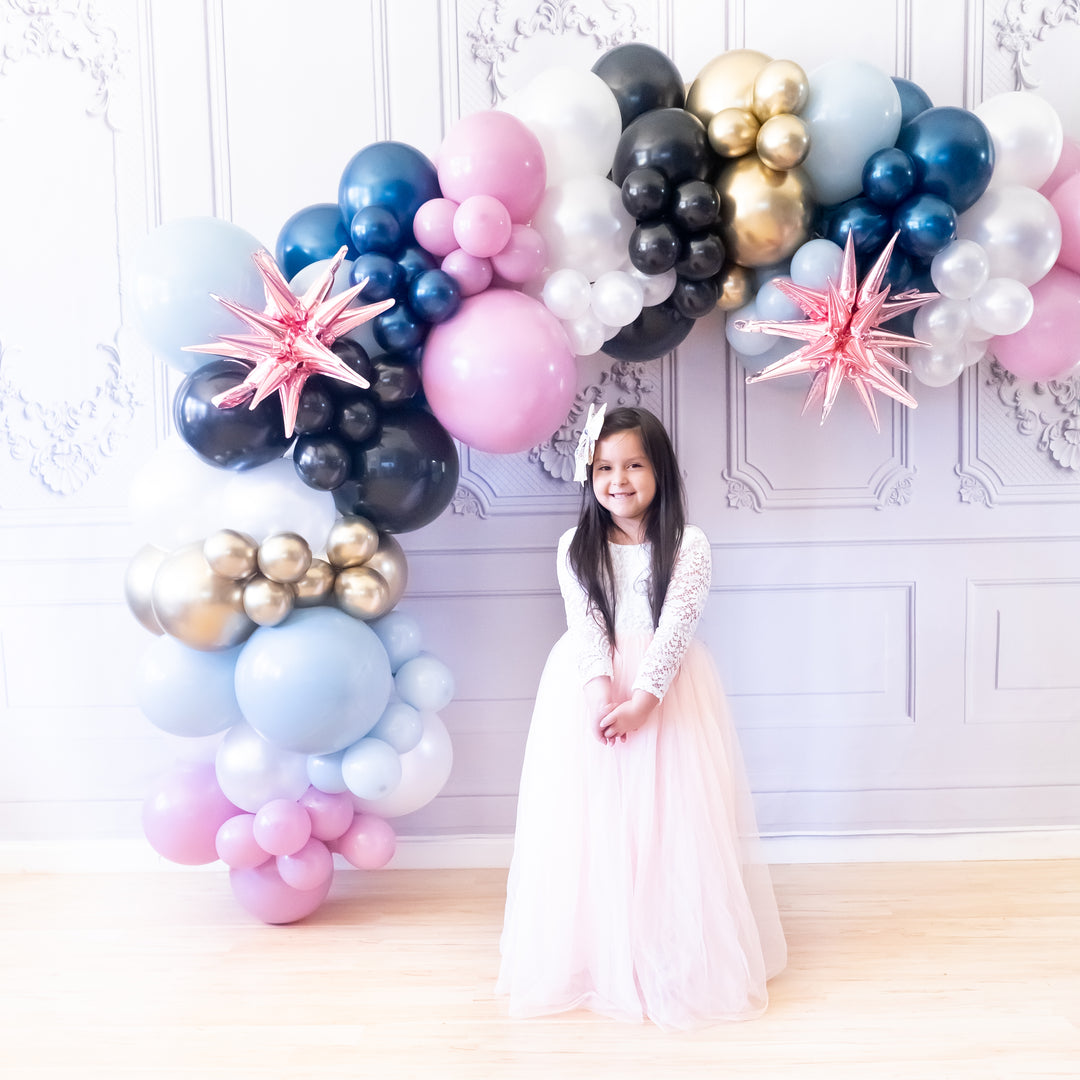 DIY Pink Grad Balloon Garland