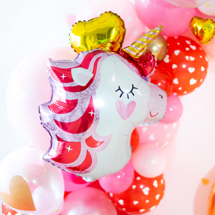 Valentine Unicorn Balloon