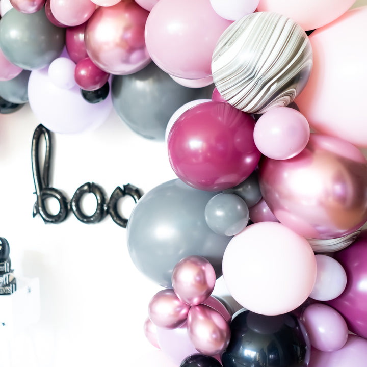 DIY Halloween Witch Balloon Garland