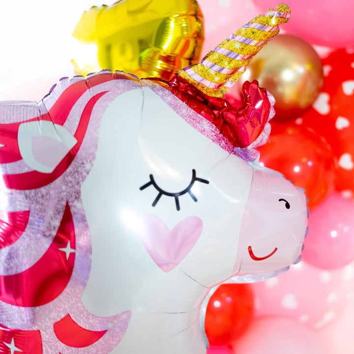 Valentine Unicorn Balloon