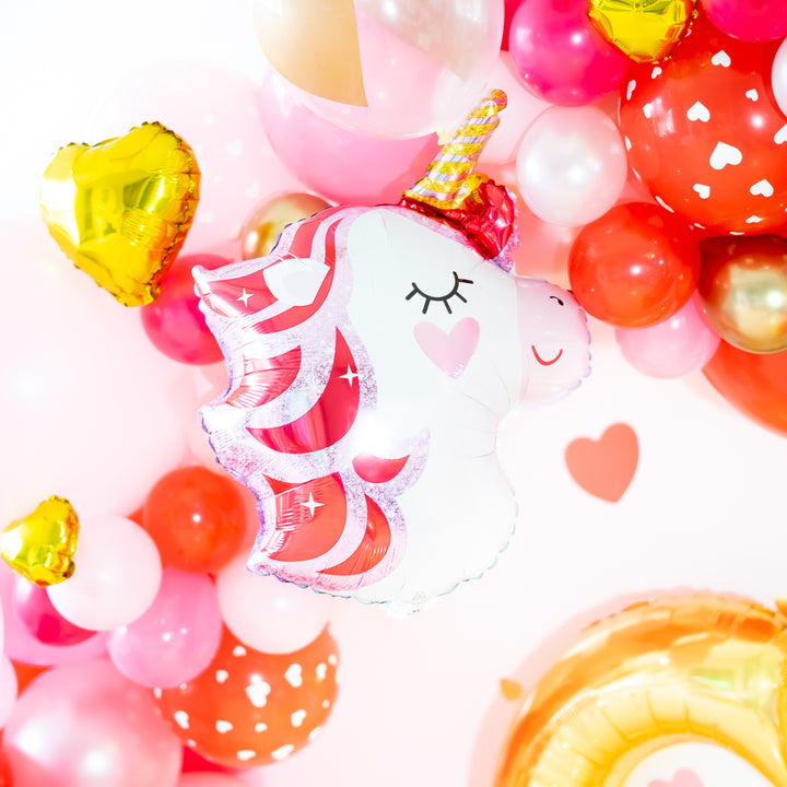 Valentine Unicorn Balloon