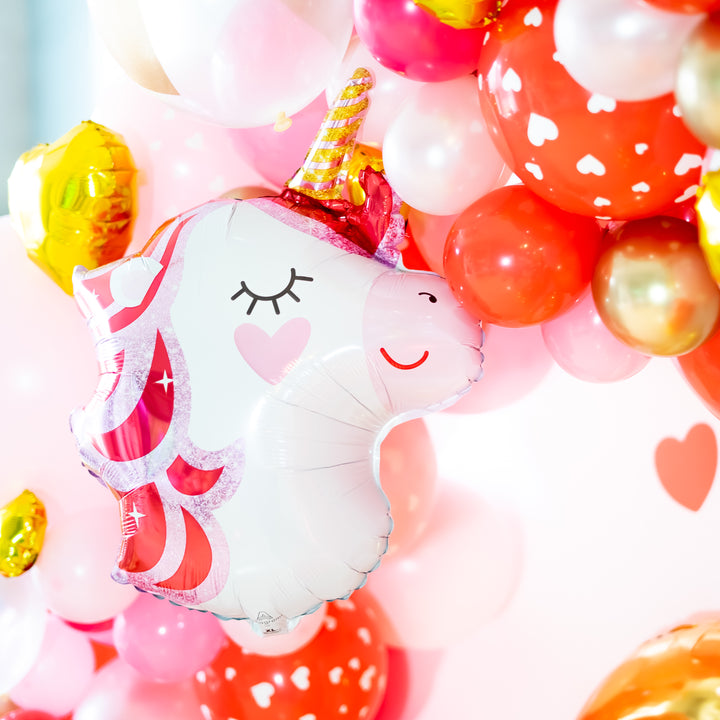 Valentine Unicorn Balloon