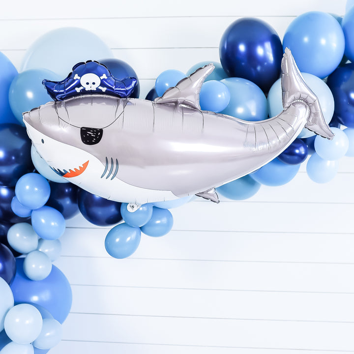 Ahoy Pirate Birthday Shark Balloon