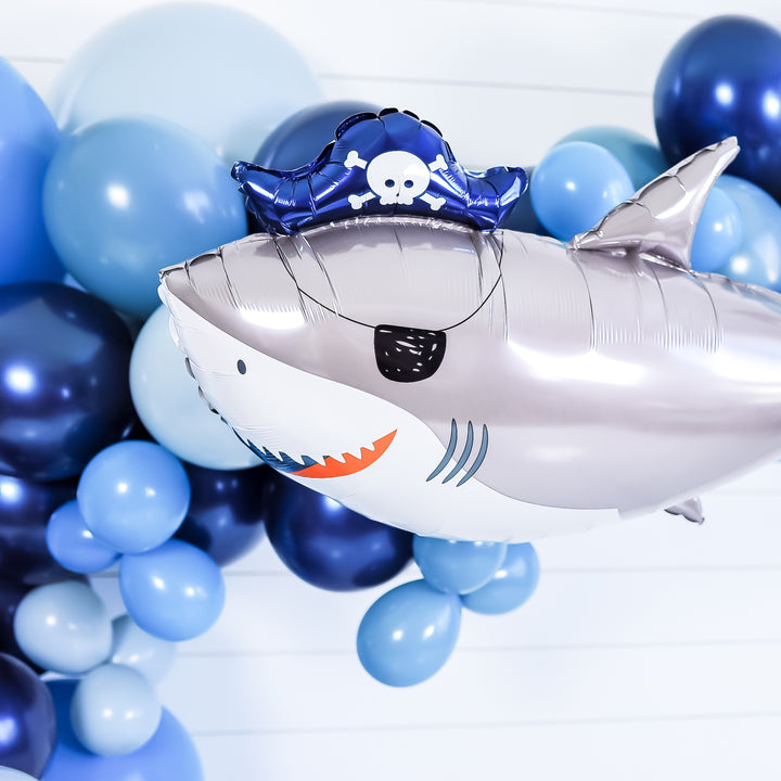 Ahoy Pirate Birthday Shark Balloon