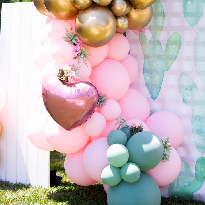 Cactus Fiesta | Blush Green Boho DIY Balloon Garland