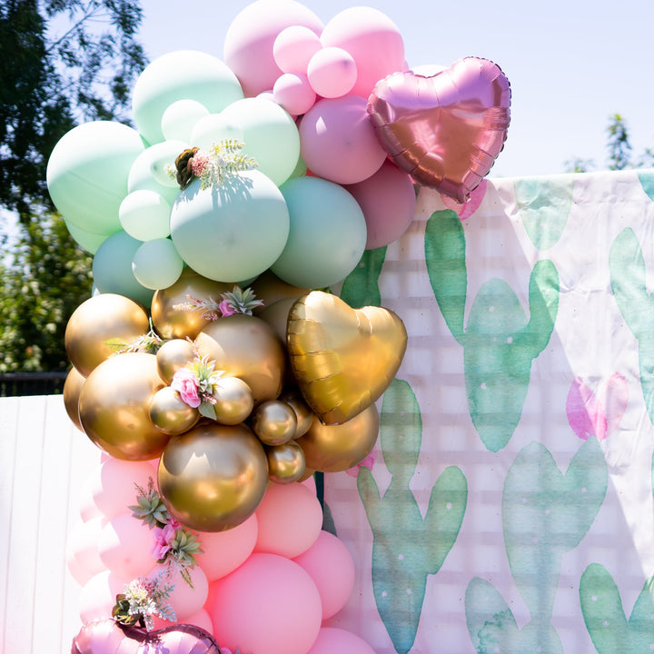 Cactus Fiesta | Blush Green Boho DIY Balloon Garland