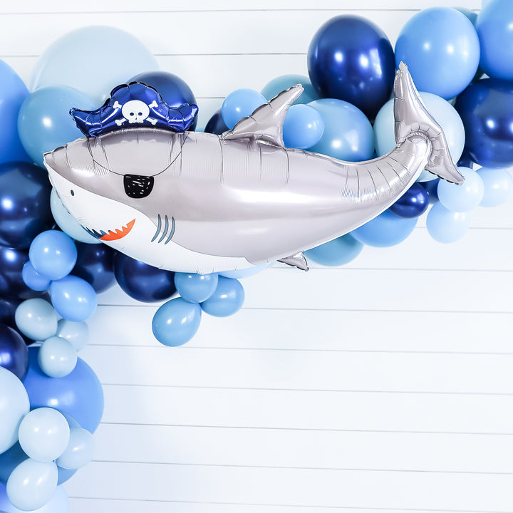 Ahoy Pirate Birthday Shark Balloon
