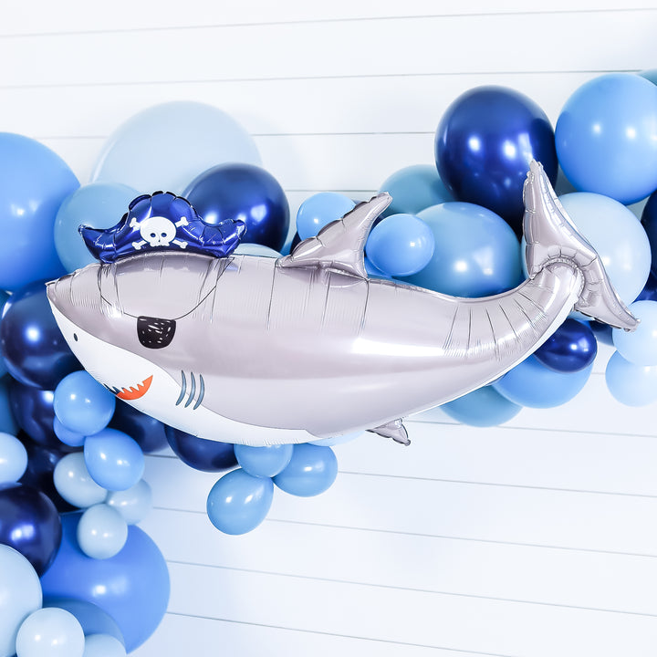 Ahoy Pirate Birthday Shark Balloon