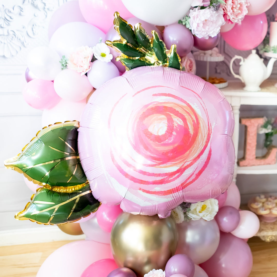 Blush Floral Balloon