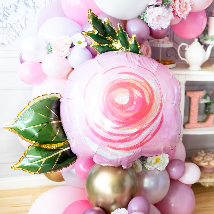 Blush Floral Balloon
