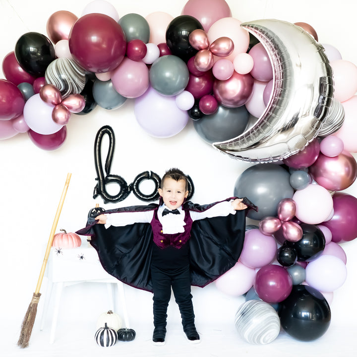 DIY Halloween Witch Balloon Garland