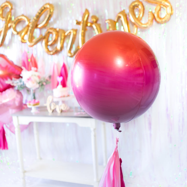 Valentine Ombre Balloon
