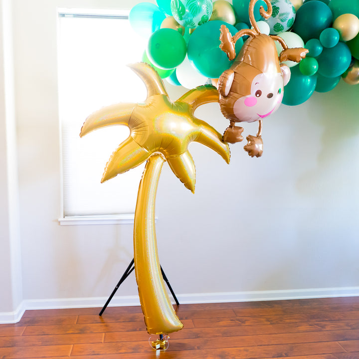 Holographic Palm Tree Balloon