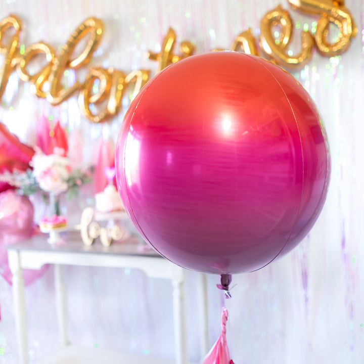 Valentine Ombre Balloon